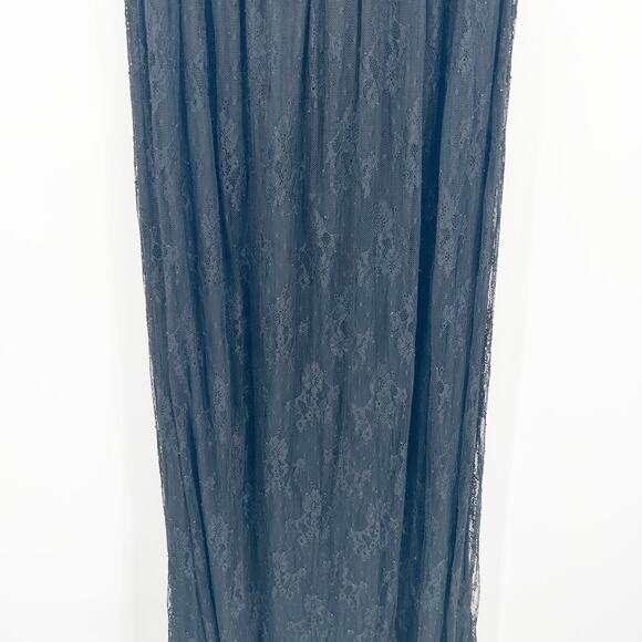 Mystic‎ Womens Party Evening Whimsigoth Sleeveless Lace Maxi Dress Size M Black - Picture 3 of 10